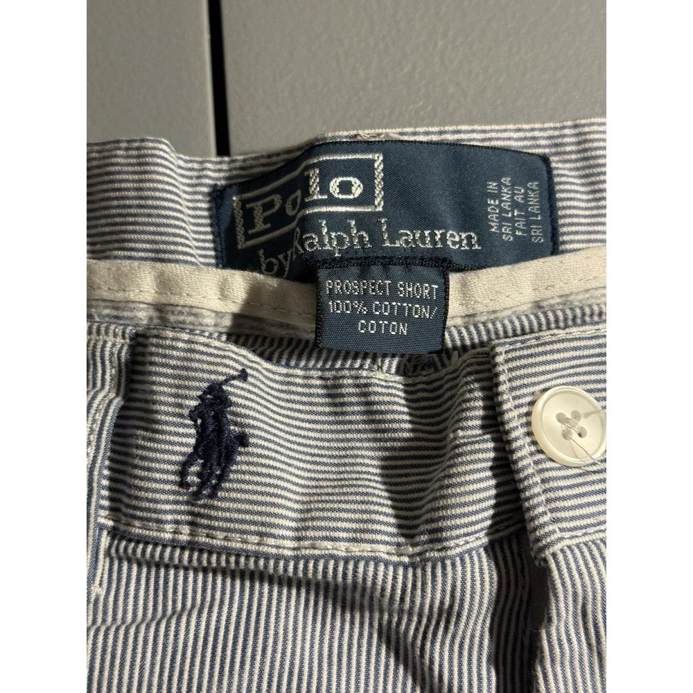 Polo Ralph Lauren Men All Over Pony Seersucker Shorts 34‎